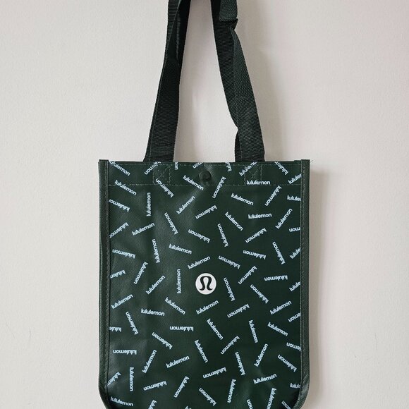 6 x New LULULEMON Multicolour GRAPHIC LOGO Reusable Shopping Bags Small - Picture 12 of 13